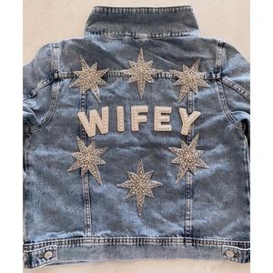 Custom Free People Rumors Denim Jacket